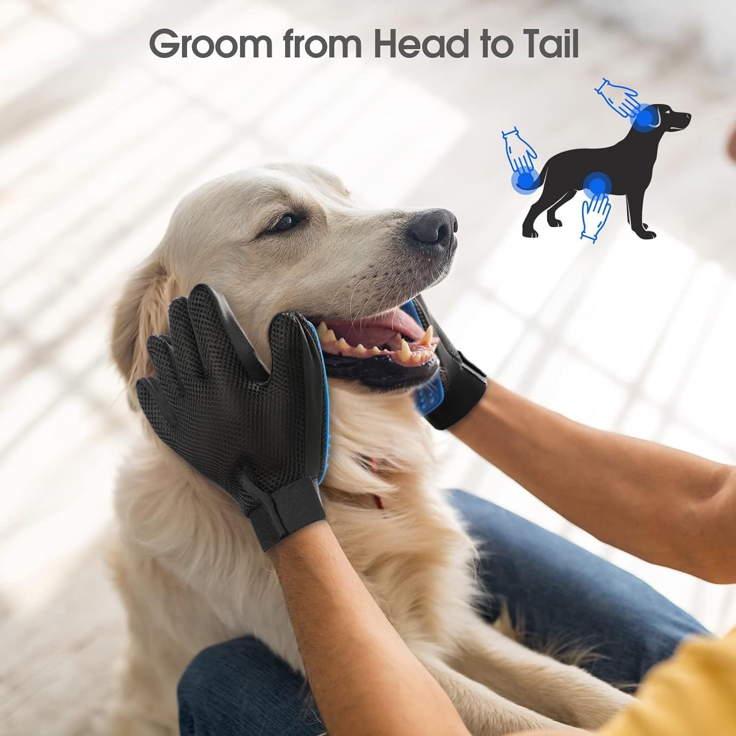 Upgraded Pet Grooming Gloves™